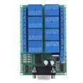 thumbnail image 1 of Module de Contrôle à Distance 12V 8 Canaux DB9 RS 232 Relais Interrupteur Maison Intelligente, DC 12V 16MA Veille RS232 Interface Femelle 1 100V Ou AC85 265V, 1 of 7