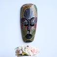 thumbnail image 4 of Decoración de pared perfecl africana pintada decoración africana cincelada 25cm Artesanías Africanas, 4 of 7