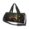 thumbnail image 1 of Easygdp Metal Evil Skull Bolsa de Viaje, Bolsa de Mano, Bolsa de Gimnasio, Bolsa de Equipaje para Viaje, 1 of 6