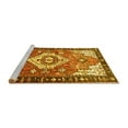 thumbnail image 2 of Ahgly Company Machine Washable Indoor Round Persian Yellow Traditional Area Rugs, 7' Round, 2 of 4