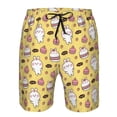 thumbnail image 3 of Goofa Rabbit Hunger Printed Mens Swim Trunks Summer Quick Dry Short Beach Swimwear Bathing Suits-, 3 of 9