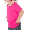 Kavio! Unisex Infants Crew Neck Short Sleeve Tee (Same IJP0493) Hot Pink 6M