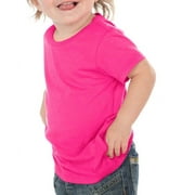 Kavio! Unisex Infants Crew Neck Short Sleeve Tee (Same IJP0493) Hot Pink 6M