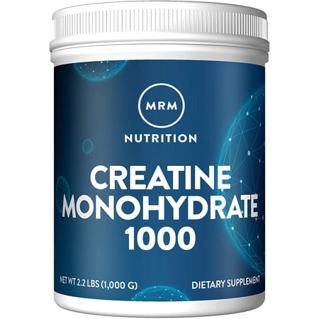MRM Creatine Monohydrate 1000 Powder, 200 Servings