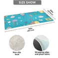 thumbnail image 3 of Ocean Fish Jellyfish Seashell Luxury Kitchen Rug Non Slip Bathroom Plush Mat Shaggy Bedroom Carpet 39"x20", 3 of 6