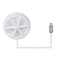 thumbnail image 1 of Edgergery Portable Washing Machine Mini Lights Waves Convenient Travel Home Business Travel USB, 1 of 2