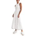 thumbnail image 6 of Women's Summer Sleeveless Extra Contrast Stitch Ribbed Knit Long Dresses, 6 of 6