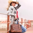 thumbnail image 2 of Set de bolsos Montana West Wrangler Doctor Bag, 3 unidades, para mujer, 2 of 7