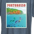 thumbnail image 3 of Luca - Portorosso Italy Postcard - Women's Short Sleeve Graphic T-Shirt, 3 of 5