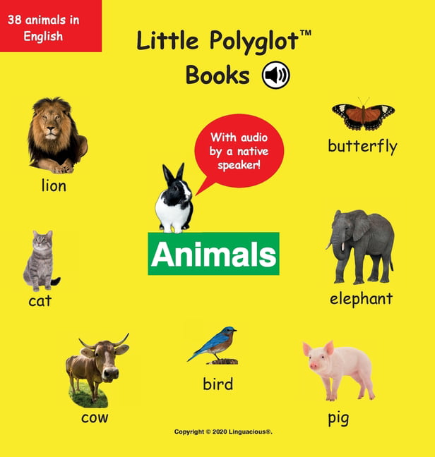 Animals : English Vocabulary Picture Book (with Audio by a Native Speaker!)  (Hardcover) 