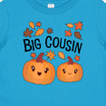 thumbnail image 4 of Inktastic Big Cousin Pumpkins with Fall Leaves Boys or Girls Baby T-Shirt, 4 of 5