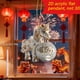 thumbnail image 1 of Llavero con clip de caballo con diamantes de imitación | Accesorio de metal duradero para regalo navideño | Dije navideño estilo árbol de Navidad | Colgante de buenos deseos para uso diario, 1 of 1