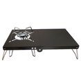 thumbnail image 3 of Tignapoo Compact Aluminum Alloy Folding Table for Outdoor Picnics and Camping, Heat-Resistant Design with Carrying Bag, Ideal for BBQ and Outdoor Activities, Available in Black and Silver, 3 of 5