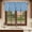 Blue, variant on Brown Moroccan Valances for Windows, Decorative Rod Pocket Window Valance Curtains, Morocco Abstract Quatrefoil Geometric Short Curtain Drapes for Kitchen/Living Room, 2 Panels, 60" W x 18" L