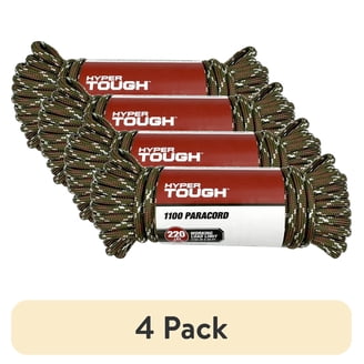 1/4 Inch X 50 Foot CAMO Cord - Braided Polypropylene Rope, Light Duty For Tie Downs, Camping, Hunting, Household Use