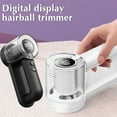 thumbnail image 4 of Fabric Shaver, 2 in 1 Digital Display Hairball Trimmer Lint Remover,Rechargeable Sweater Hairball Remover Defuzzer,Portable, 4 of 8