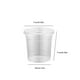 thumbnail image 4 of Naiovety 50 Uds. De tazas de embalaje para café, té de la leche, recipientes de comida, cuencos transparentes para postre, café de viaje, Juegos de servir café y té Con Tapas y Papel, 4 of 6
