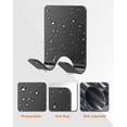 thumbnail image 2 of Ganchos adhesivos para ducha, soporte para maquinilla de afeitar de diseño moderno, soportes de pared de acero inoxidable de fácil instalación, ganchos multiusos resistentes e impermeables para, 2 of 4