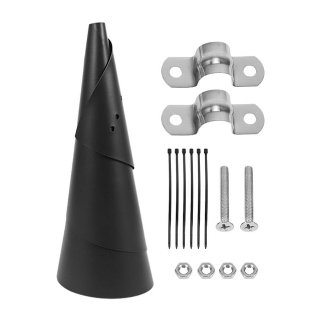 Almencla Bird Feeder Protection Universal Rainproof Wrap Around Squirrel Baffle 12inch