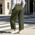 thumbnail image 5 of cocolona Womens Casual Loose Athletic Pants Elastic Waist Drawstring Wide Leg Gym Workout Trousers with Pockets, 5 of 5
