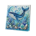 thumbnail image 3 of Ocean Marine Theme 5D Diamond Painting Kit Sea Animal DIY Rhinestone Art Set for Adults & Kids Dolphin Octopus Turtle Shark Diamond Craft Decor - 7.87" x 7.87", 3 of 3