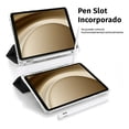 thumbnail image 2 of Funda Protectora Transparente Smart Cover para Samsung Galaxy Tab A9 (8.7 Pulgadas) - Estuche Carcasa Rígida Antigolpes y Cubierta Color Negro., 2 of 6