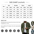 thumbnail image 3 of GrmtClth Corduroy Shirt Men Classic Oversized Button Down Shirt Jacket Soft Long Sleeve Jacket with Flap Pockets Army Green XL, 3 of 5
