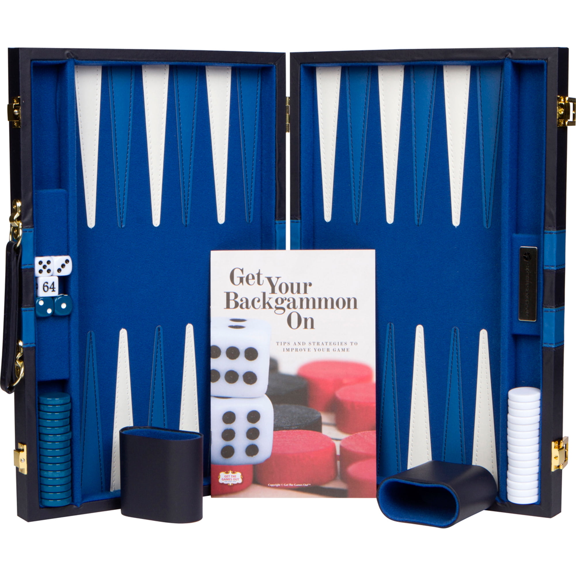 Get The Games Out Top Backgammon Set - Classic Board Game Case 15 