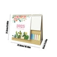 CASAFUN Desk Calendar 2025,Desktop Calendar with Colorful labels,Memo