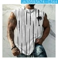 thumbnail image 7 of Txeol Tank Tops for Men Workout,Men's T-Shirt Sleeveless Tank Top Gym Workout Summer Novelty Graphic Tee Casual Loose Fit Crew Neck Shirt Quick Dry, 7 of 7