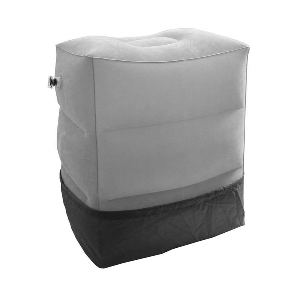 Inflatable Pillow Foot Rest Travel Airplane Leg Footrest Flying Essentials Cushion Plane Blow Up