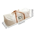 thumbnail image 5 of Christmas Tree Storage Bag, Protective Holiday Organizer, 600d Beige Fabric, Durable Storage for Simulation Trees, Ornaments, and Holiday Decorations, by FAJHHA, 5 of 8