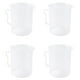 thumbnail image 1 of 4X de Medicion de 250 Ml Vaso Graduado Blanco de Plastica, 1 of 5