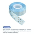 thumbnail image 3 of Uxcell Grosgrain Ribbons 25 Yards 1 Inch Sky Blue with Gold Dots Ribbon Bow Decoration for Crafts Gift DIY, 3 of 5