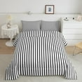 thumbnail image 2 of jejeloiu Vintage Geometric Striped Full Size Comforter Sets,Modern Abstract Art Bedding Comforter Set,White Black Bedding Sets For Men Women,Luxury Bedroom Decor Reversible,3 Pieces, 2 of 8