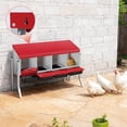 thumbnail image 1 of EDTara Metal Chicken Nesting Box Provides Sturdy Galvanized Steel Build and a Convenient Removable Roll-Out Tray, Ensuring Easy Egg Gathering and Cleaning for Backyard or Farm Poultry Setups, 1 of 9
