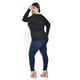 thumbnail image 3 of Blusa con patron geometrico Roman Fashion /Tallas Extras, 5109 (Negro) negro 38, 3 of 7