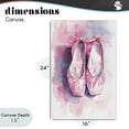 thumbnail image 4 of Stupell Industries Cottage Blush Ballet Slippers Canvas Art, 16 x 24, by Ray Powers, 4 of 8
