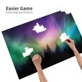 thumbnail image 3 of Sikiie Northern Lights Puzzle, Jigsaw Puzzles, Jigsaw Puzzles 1000 Pieces, Custom Jigsaw Puzzle for Adults (29.5×19.7in, Horizontal), 3 of 9