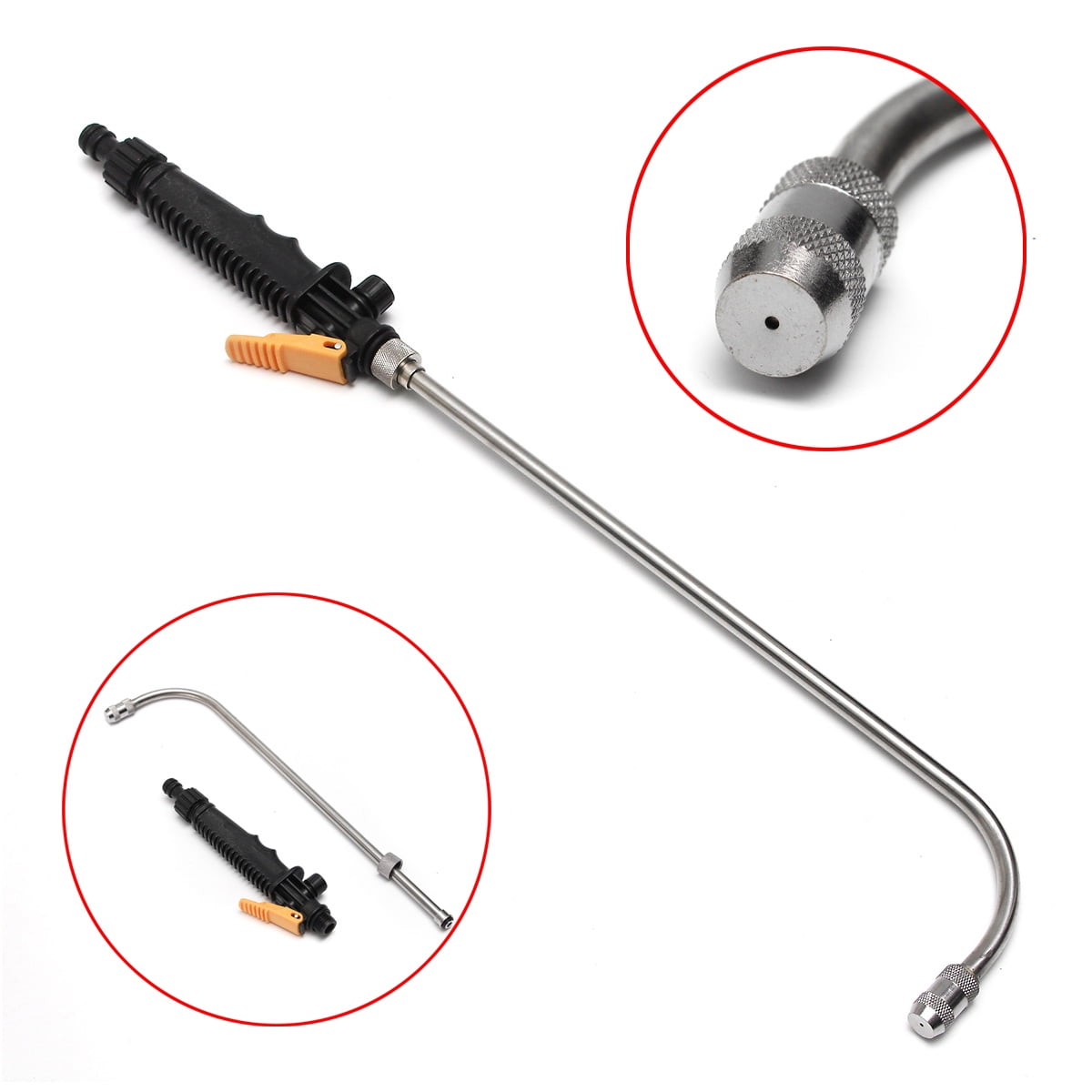 23'' High Pressure Power Washer Spray Nozzle Water Gun Hose Wand