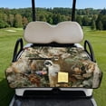 thumbnail image 3 of COEQINE Golf Cart Seat Covers/Seat Towel Fit for EZGO Yamaha Club Car, Lightweight Seat Cushions Accessories Compact Bag-Style Folding, 51.2x30.3 Inch, Deer Fall Camo Hunting Forest, 3 of 8