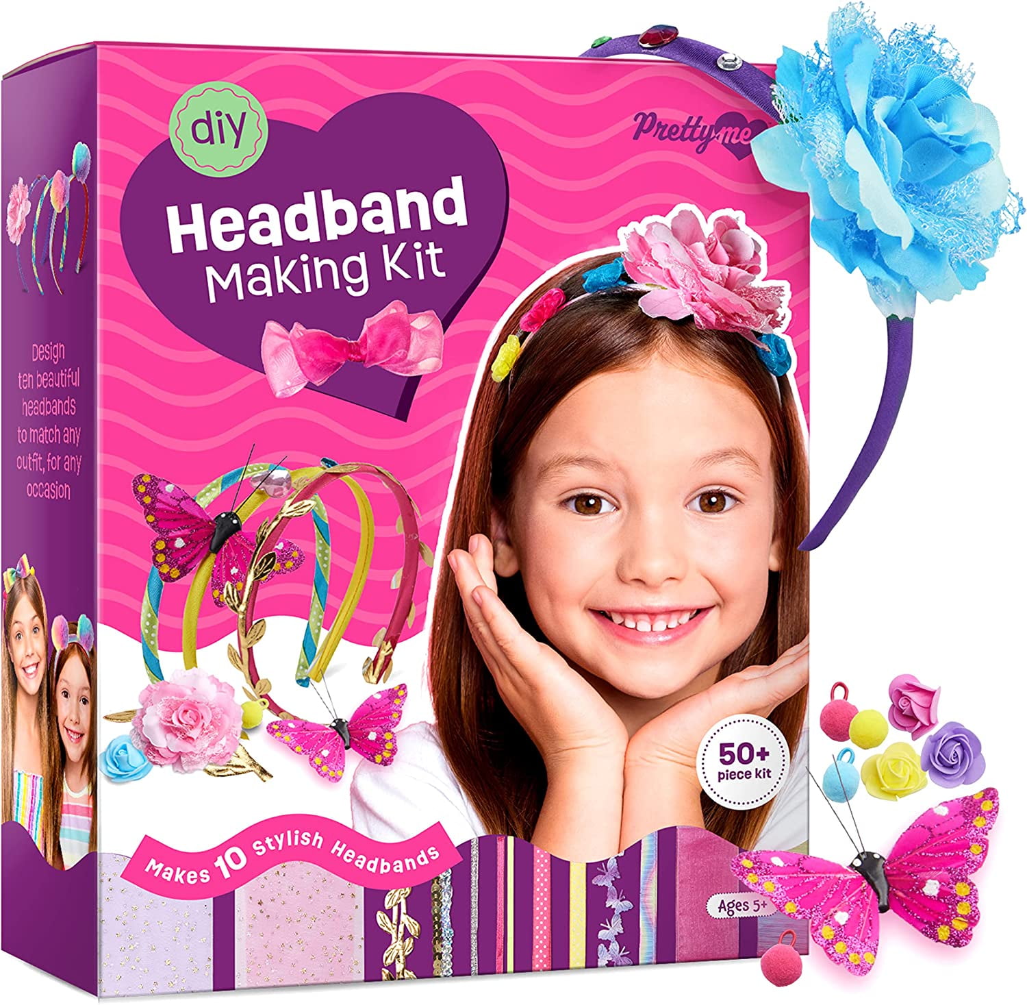 Pretty Me Headband Making Kit for Girls DIY Hair Accessories Set