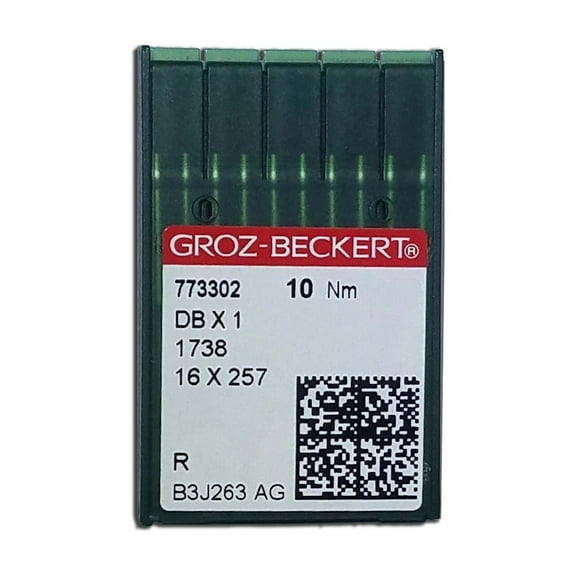 Teamwork 10 GROZ BECKERT #18  16X257  DBX1 16X231  16X95  1738 SEWING MACHINE NEEDLES