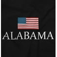 thumbnail image 2 of Alabama Pride American Flag AL USA Plus Size Crewneck Graphic Tee Shirt Brisco Brands 2X, 2 of 5