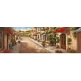 thumbnail image 2 of Nan 18x9 Gold Ornate Wood Framed with Double Matting Museum Art Print Titled - Italian Village II, 2 of 4