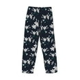 thumbnail image 5 of Xecao Lilies Flowers Men's Straight Lounge Pajama Pants: The Ultimate in Comfortable Sleepwear, 5 of 9