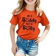 thumbnail image 1 of Chemises pour Filles, Mode Décontractée, Respirantes, Imprimées, Orange, 2 Ans-3 Ans, 1 of 4