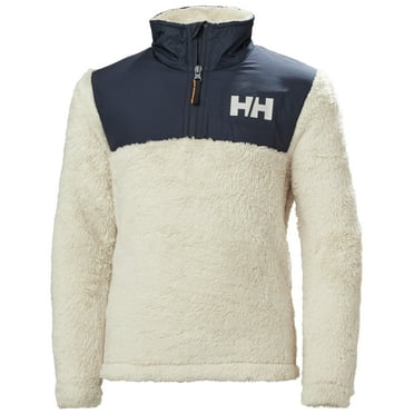 Helly Hansen Kids' Big Juniors Champ 1/2 Zip Fleece Midlayer, 034 Cream, Size 16