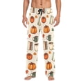 thumbnail image 7 of FORMRS Mens Pajama Pants with Pockets Sleepwear Lounge Bottoms Sizes S-2XL, Beige Fall Coffee, 7 of 7