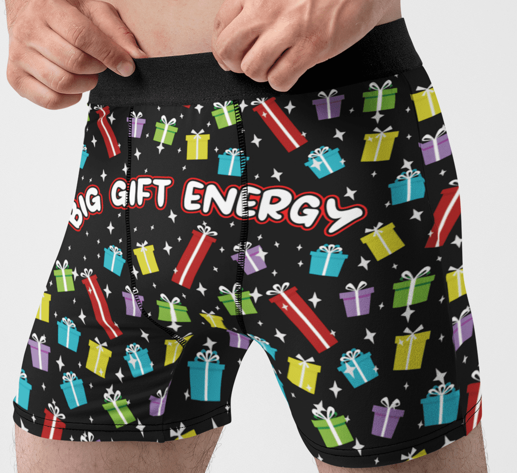 Mens Boxers Designer Underwear Funny Novelty Boxer Shorts Cotton Trunks  Gifts